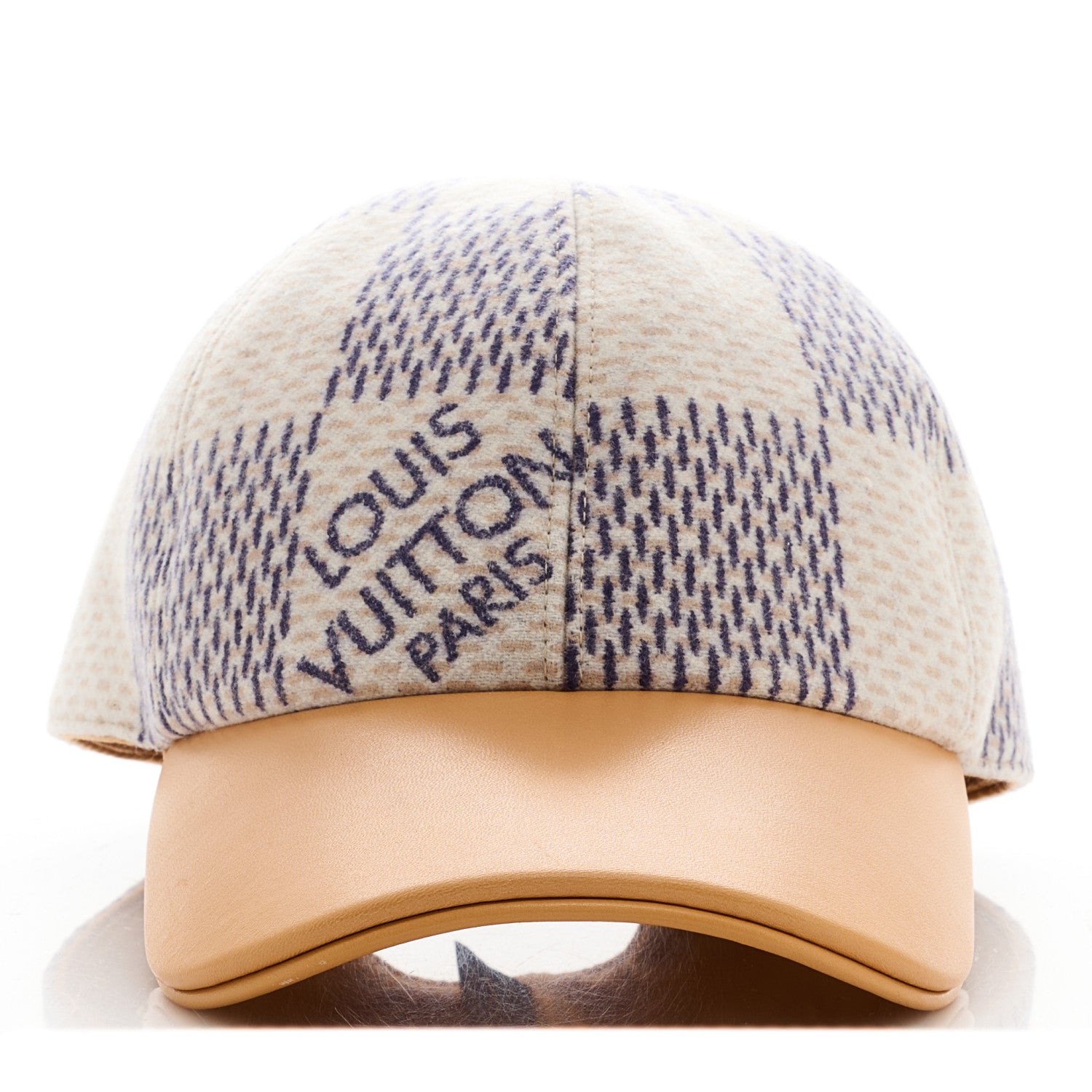 Louis Vuitton Cotton Lambskin Damier Azur Cap L 2 of 8