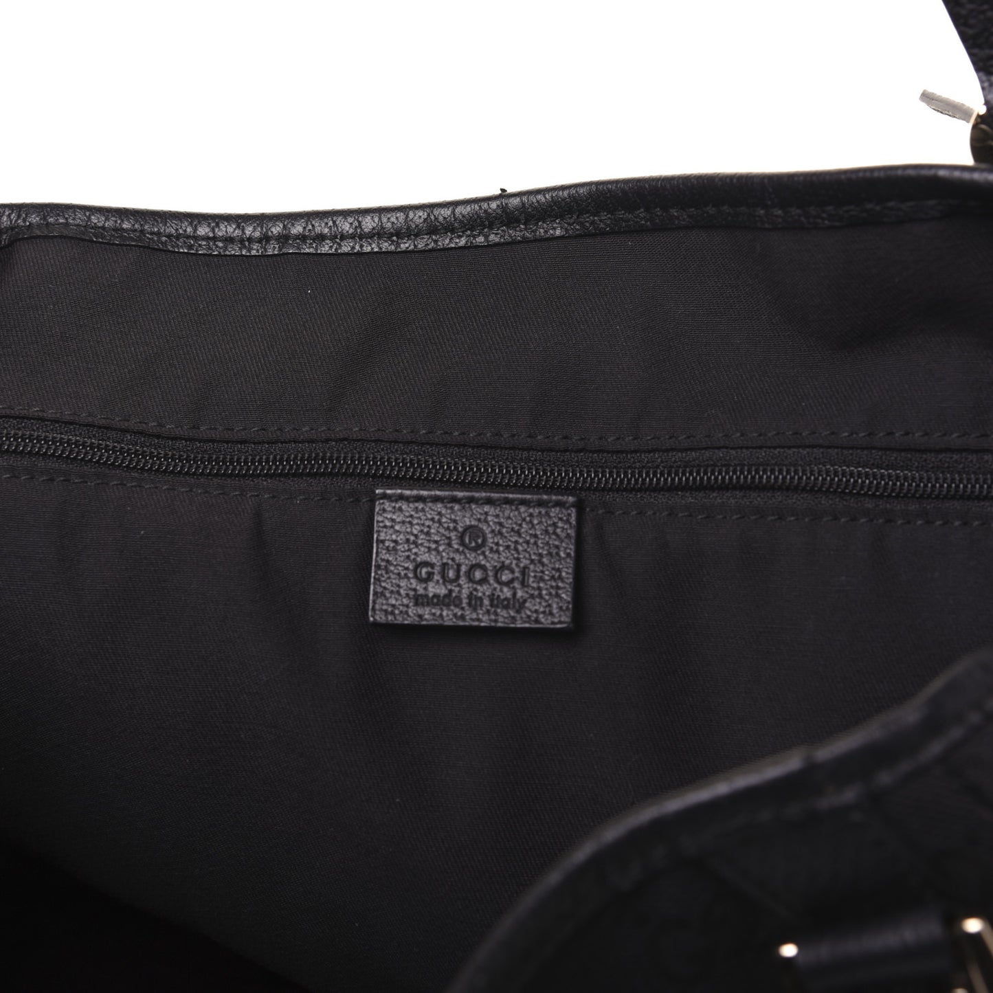 Monogram Medium Abbey Shoulder Bag Black