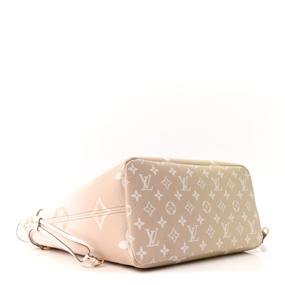 Louis Vuitton Monogram Giant Spring In The City Neverfull MM Sunset Kaki 5 of 10