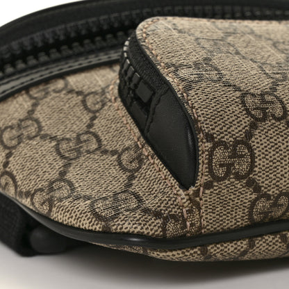 Gucci GG Supreme Monogram Belt Bag Black 7 of 8