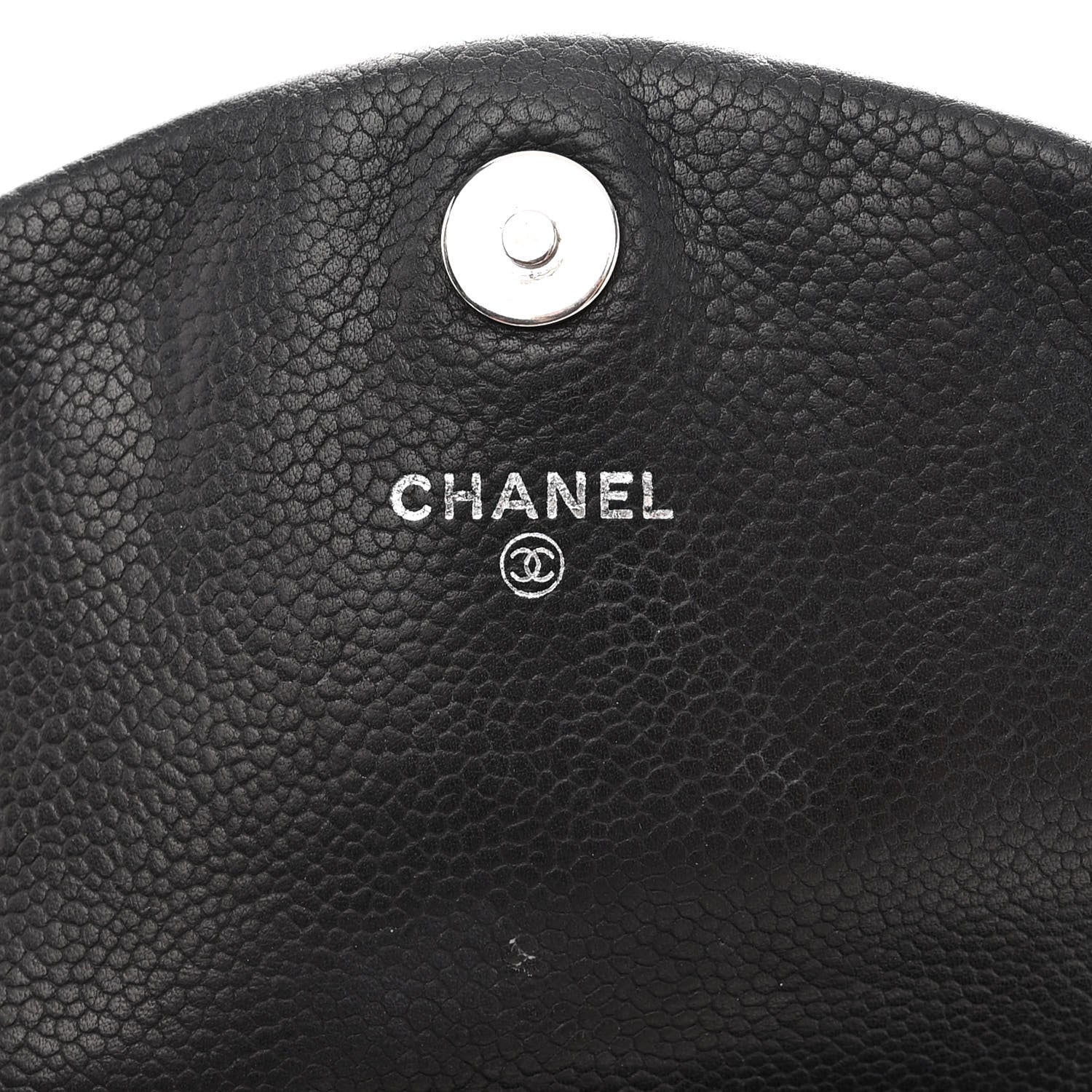 Chanel Caviar Half Moon Wallet On Chain WOC Black 6 of 12