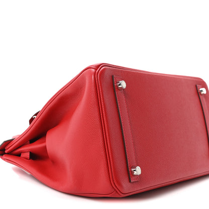 Hermes Epsom Birkin 30 Rouge Vif 9 of 10