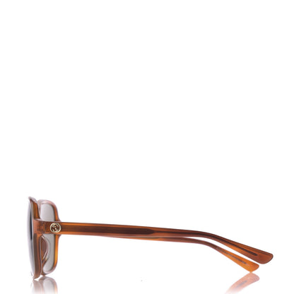 Gucci Acetate Square Frame Sunglasses GG 3834/F/S Tortoise 3 of 8