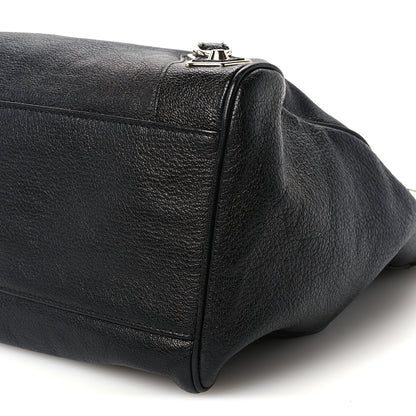 Balenciaga Chevre Silver Metallic Edge Hardware Velo Black 10 of 10