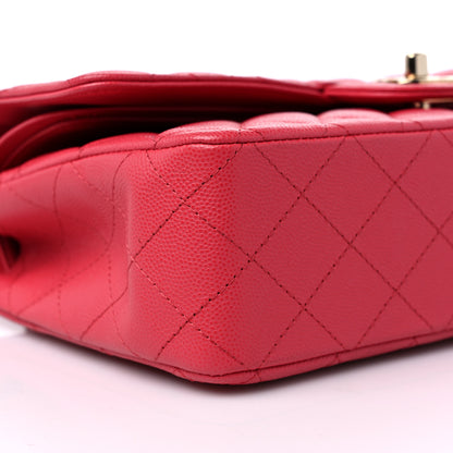 Chanel Caviar Quilted Medium Double Flap Pink 8 of 10