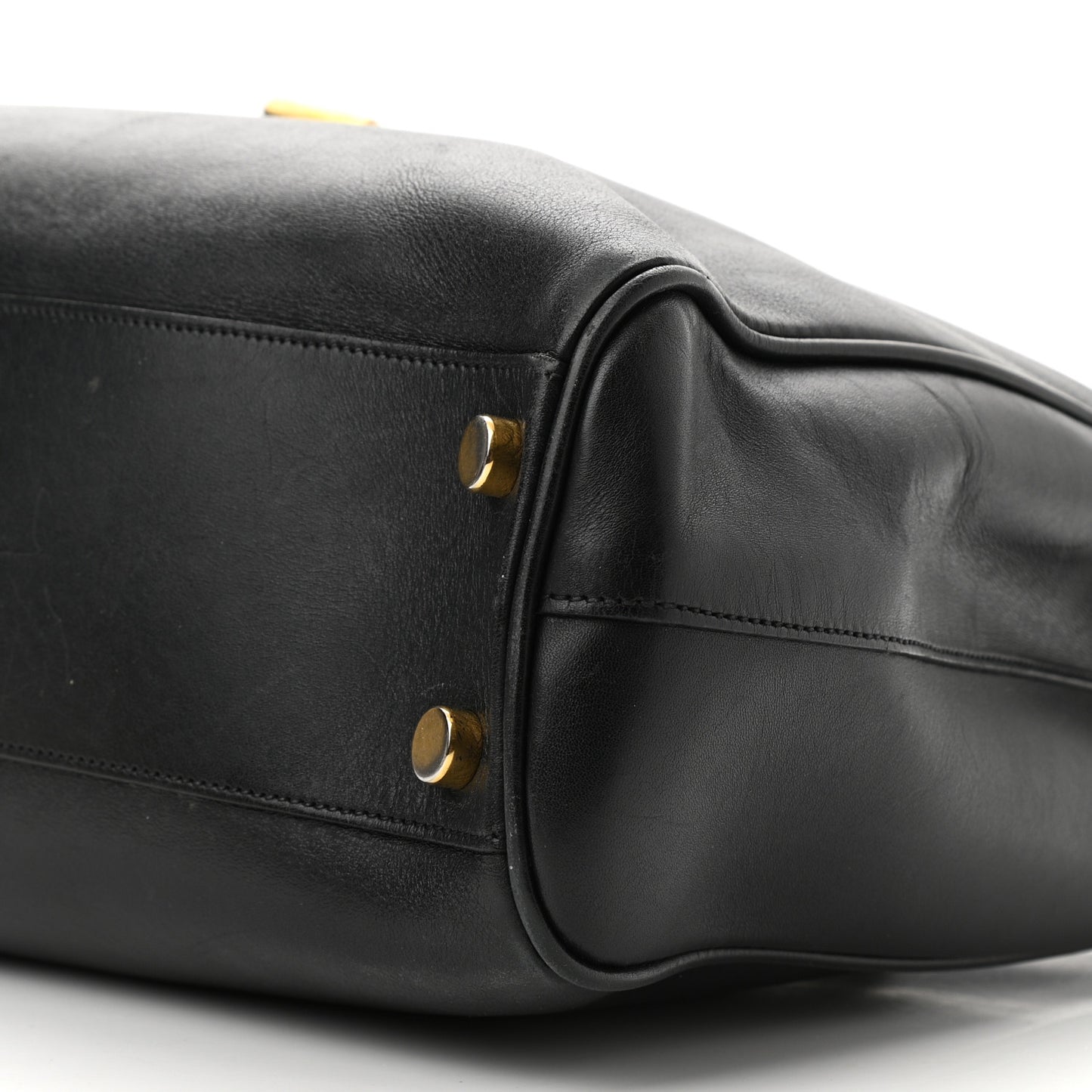 Soft Calfskin Monogram Cassandre Shopper Black