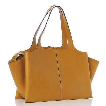 Celine Natural Calfskin Medium Tri-Fold Bag Daffodil 3 of 10