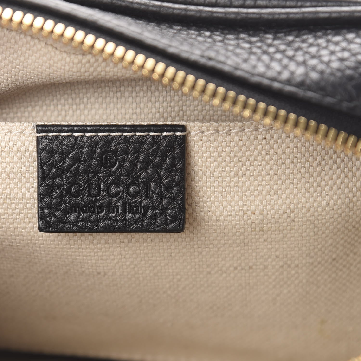 Gucci Pebbled Calfskin Small Soho Disco Bag Black 6 of 10