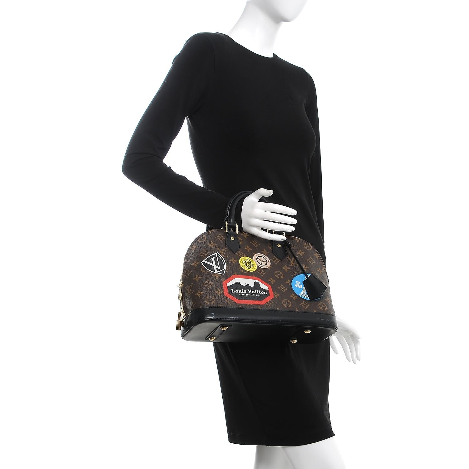 Louis Vuitton Monogram World Tour Alma PM 2 of 13