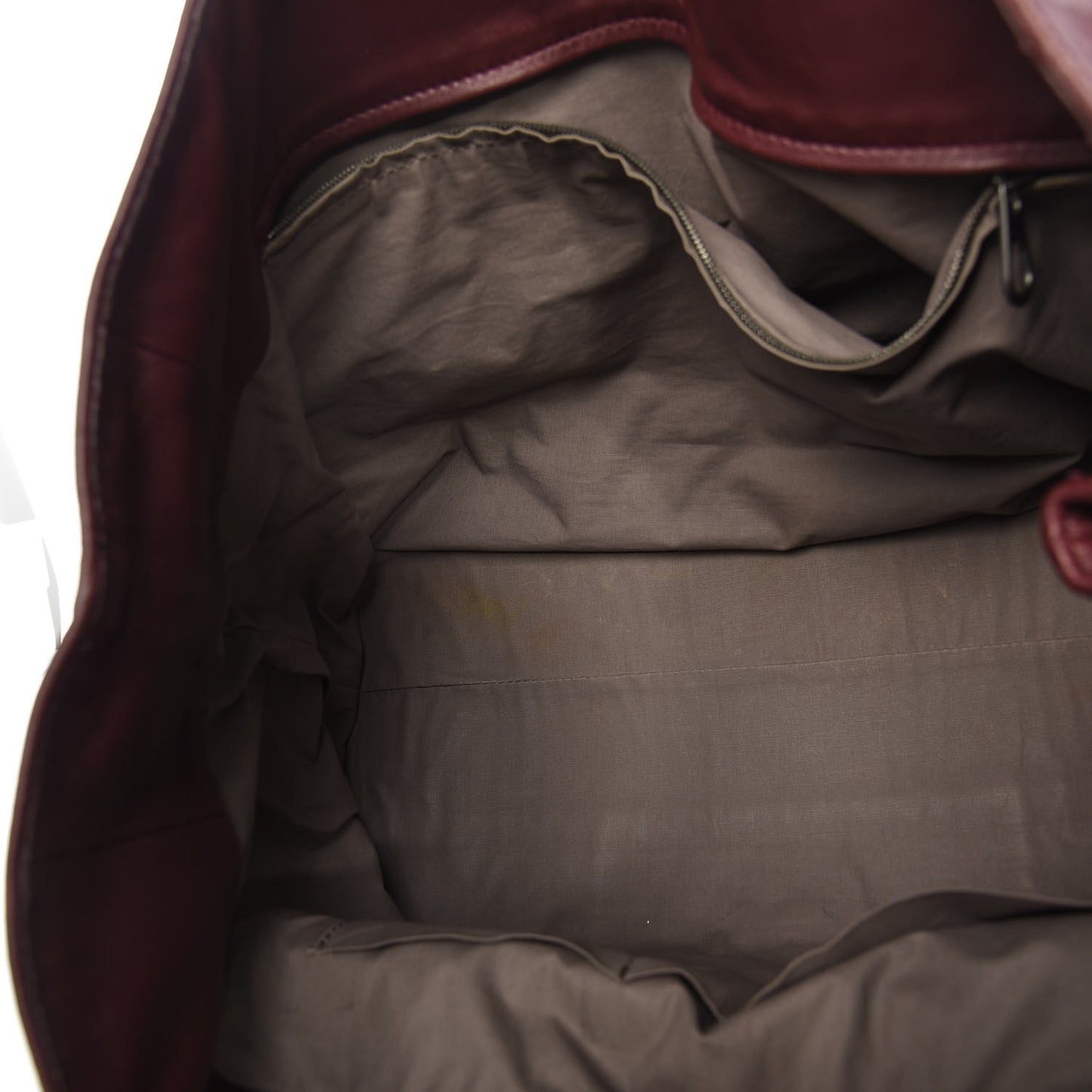 Nappa Intrecciato Embroidered Tote Barolo Brique