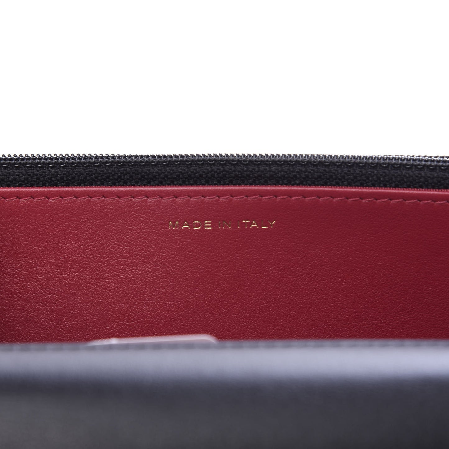 Lambskin Quilted 19 Wallet On Chain WOC Black