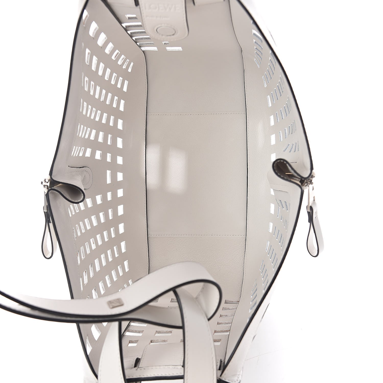 Loewe Calfskin Medium Tulip Hammock Shoulder Bag White 6 of 9
