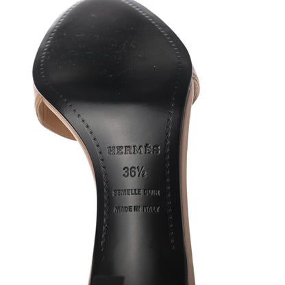 Hermes Calfskin Premiere 70 Sandals 36.5 Beige 11 of 18