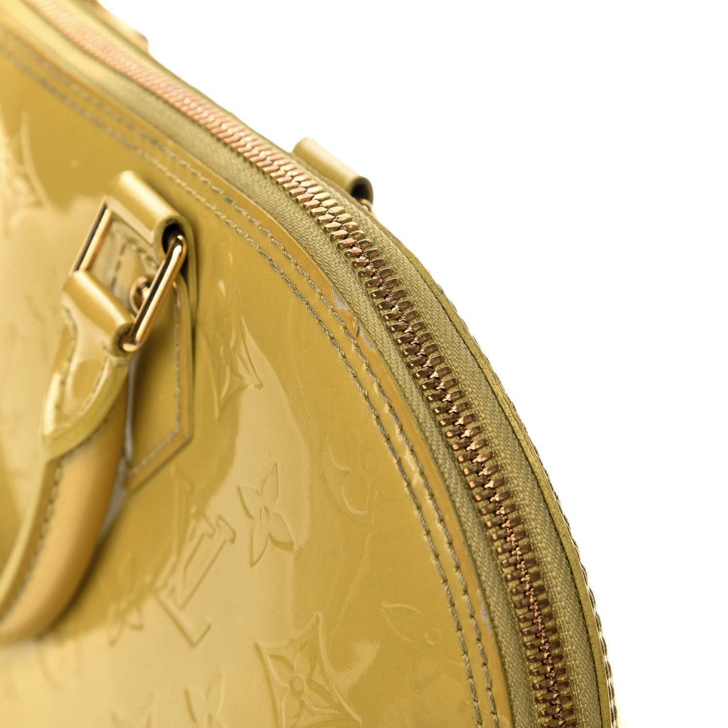 Louis Vuitton Vernis Alma PM Citrine 16 of 16