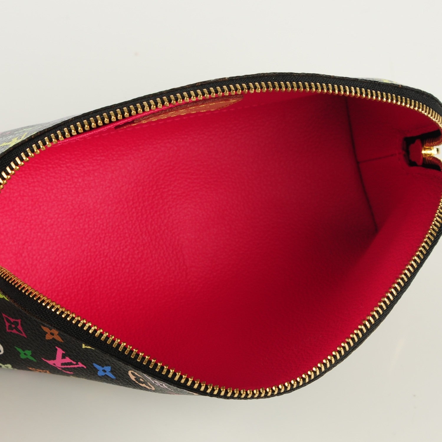 Louis Vuitton Monogram Multicolor Cosmetic Pouch Black Grenade 7 of 7