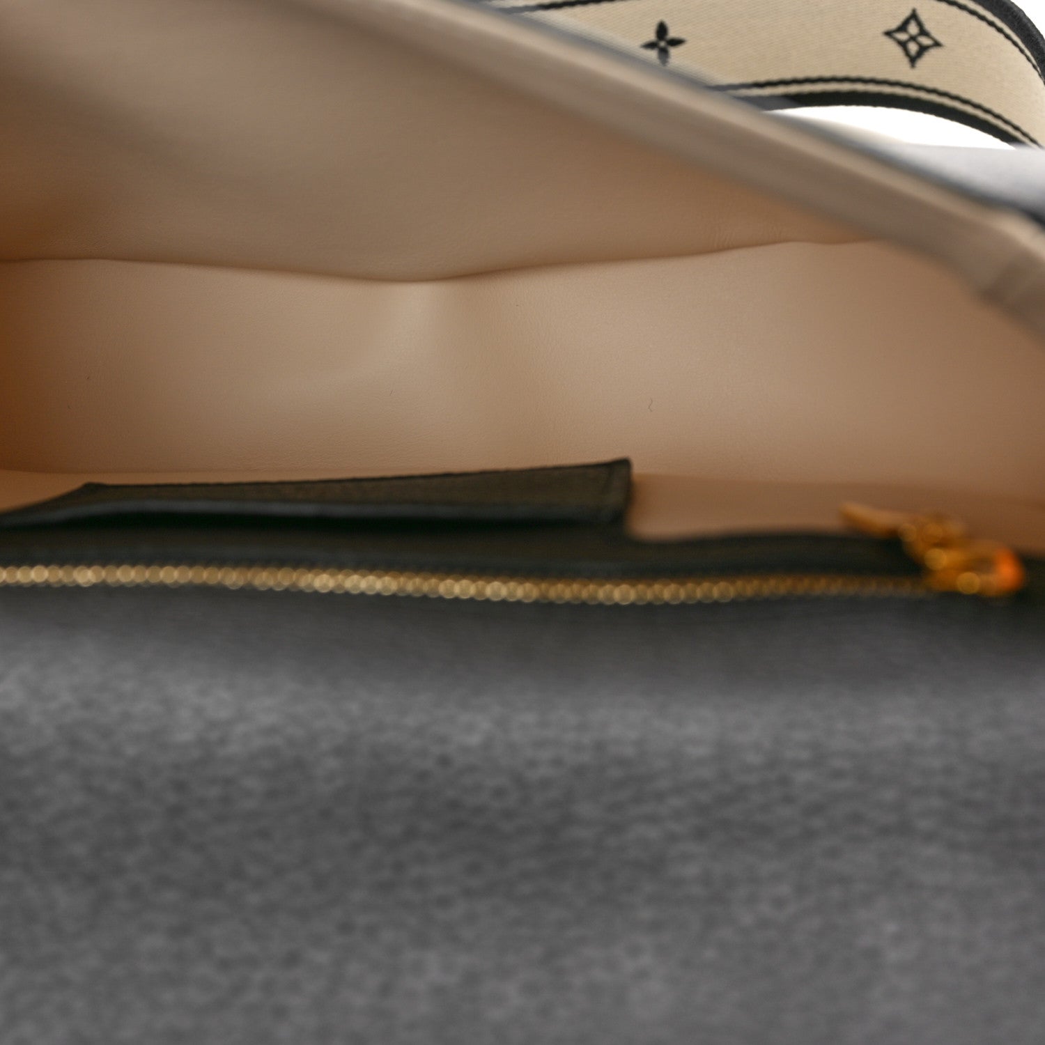 Louis Vuitton Grained Calfskin LV Pont 9 Soft PM Black 5 of 11