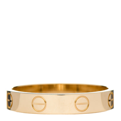 Cartier 18K Yellow Gold 3.5mm LOVE Wedding Band Ring 55 7.25 2 of 4