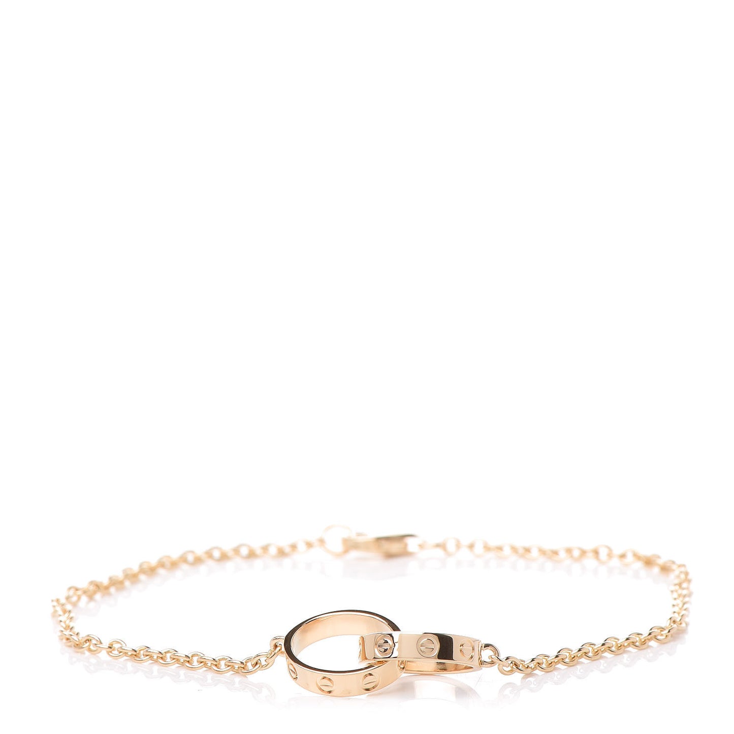 18K Yellow Gold Interlocking LOVE Bracelet