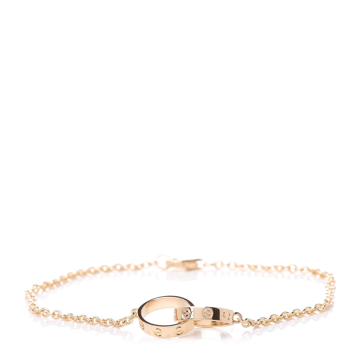Cartier 18K Yellow Gold Interlocking LOVE Bracelet 1 of 3