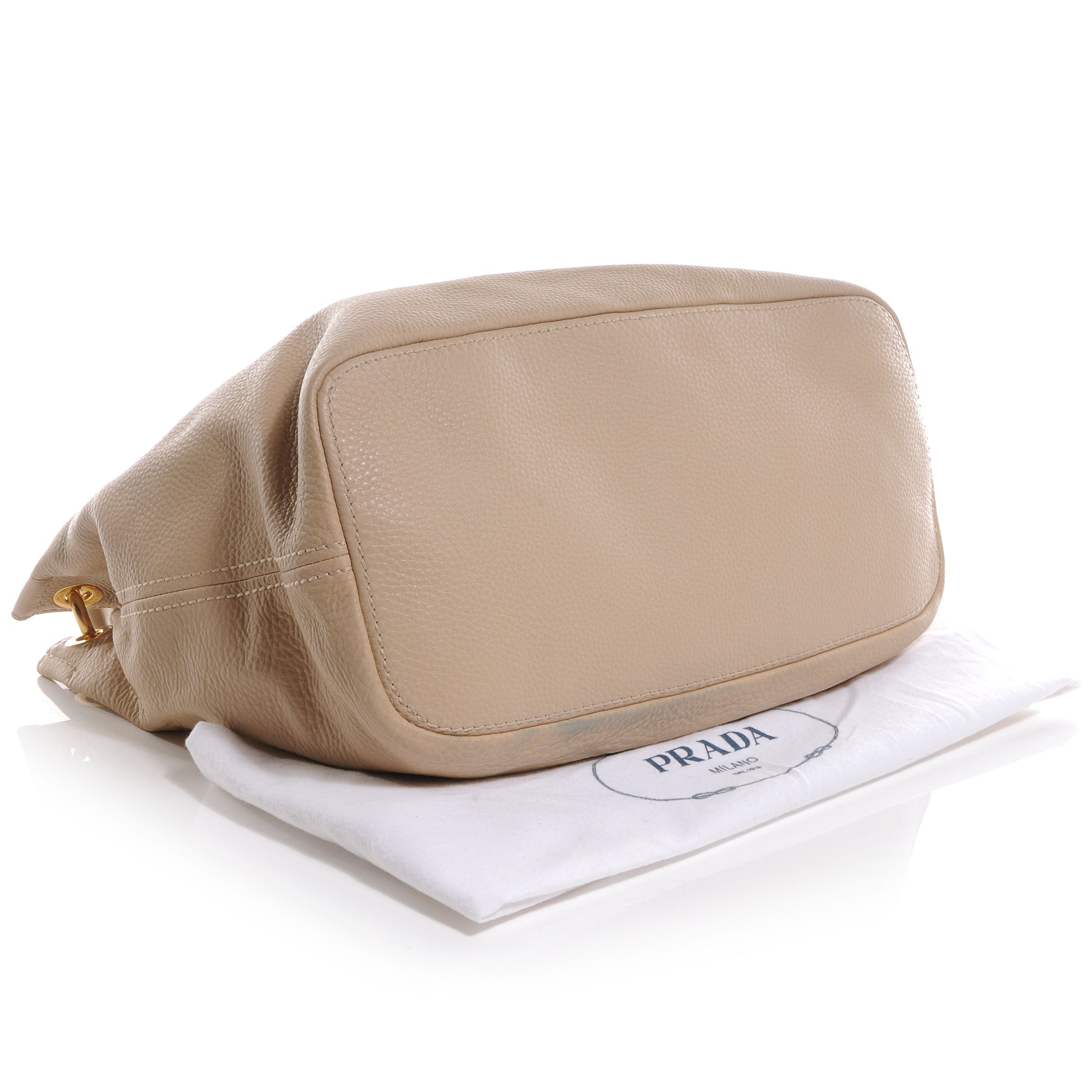 Prada Vitello Daino Hobo Sabbia 4 of 11