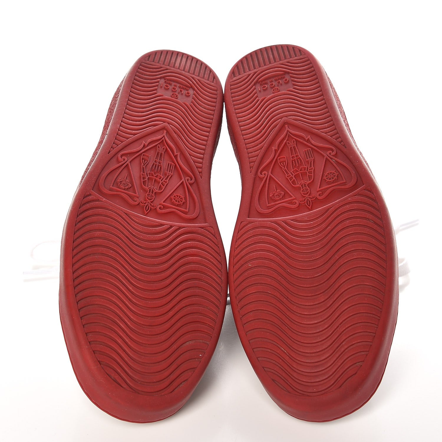 Gucci GG Supreme Monogram Ayers Web Ace Sneakers 38 7 of 10