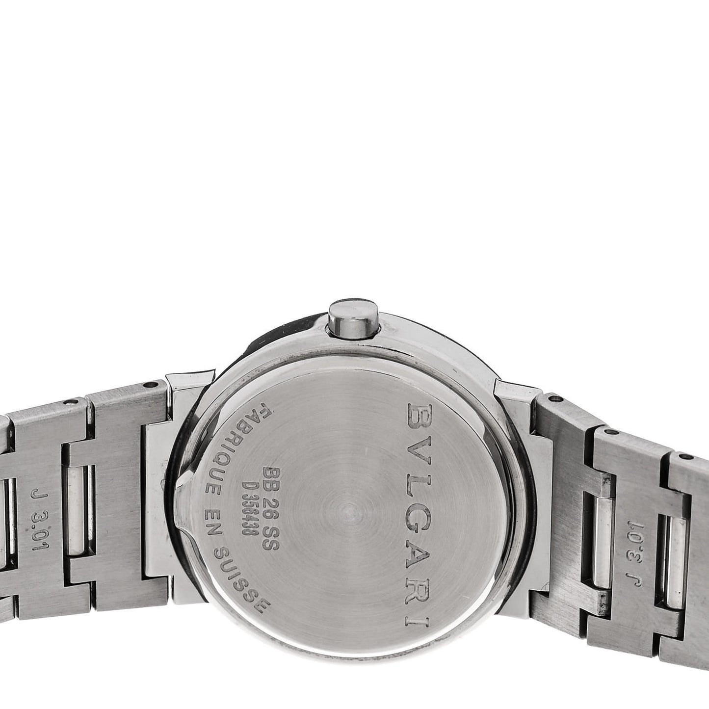 Stainless Steel Diamond 26mm Quartz Watch Black