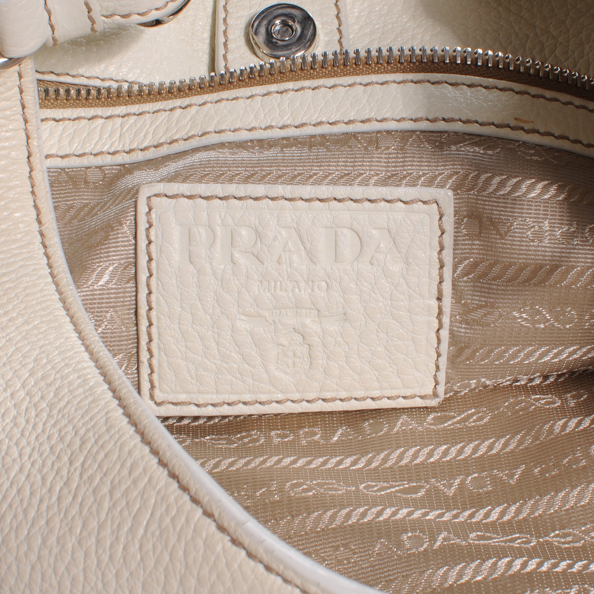 Prada Vitello Daino Rope Knot Shoulder Bag 6 of 9