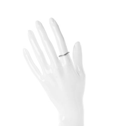Cartier Platinum Diamond Ballerine Wedding Band Ring 51 5.75 2 of 5