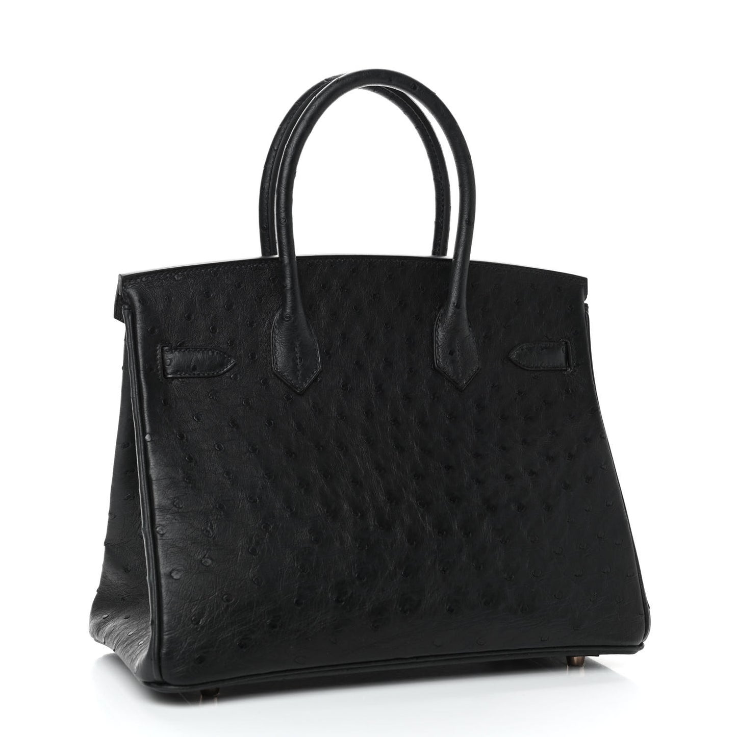 Ostrich Birkin 30 Black