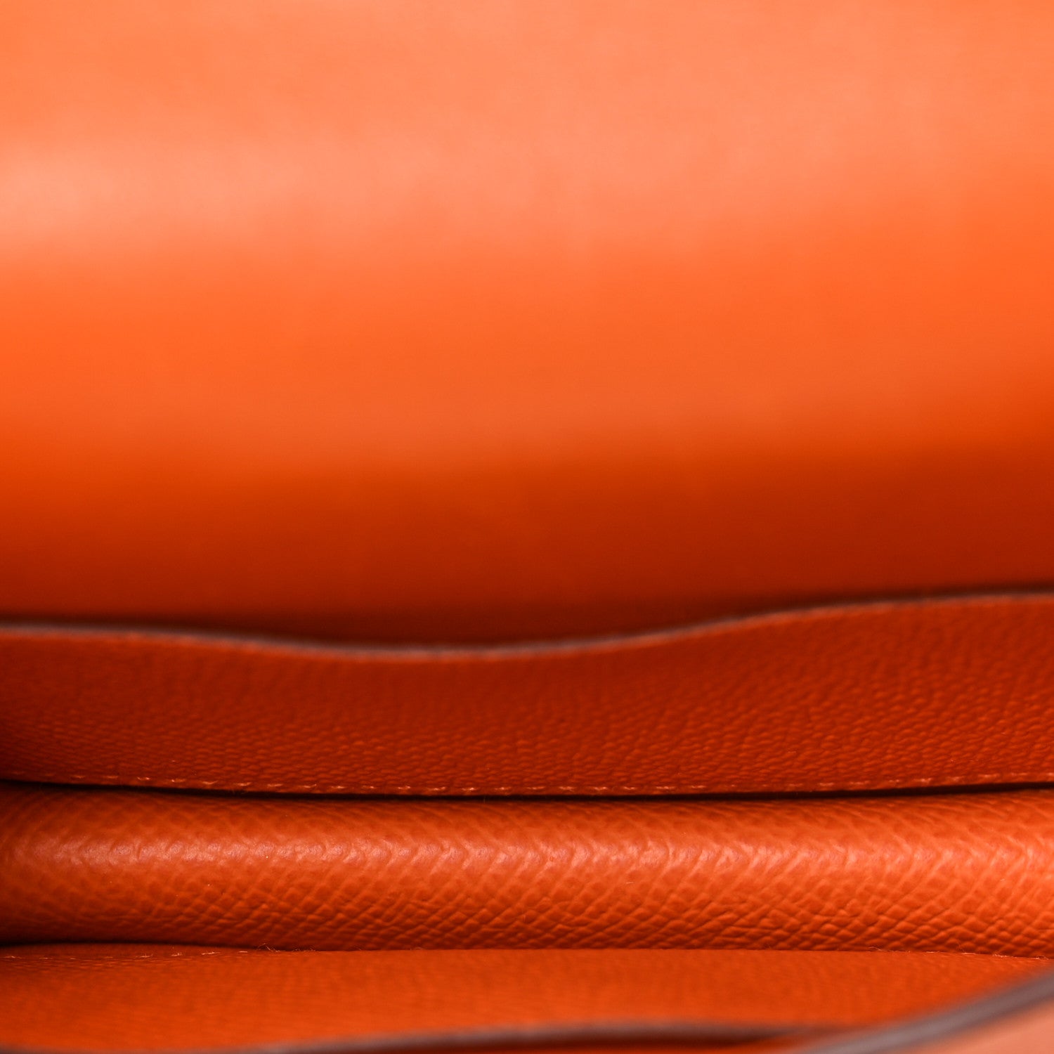 Hermes Epsom Constance Slim Wallet Orange 6 of 7