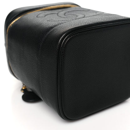 Chanel Caviar Vanity Cosmetic Case Black 10 of 11