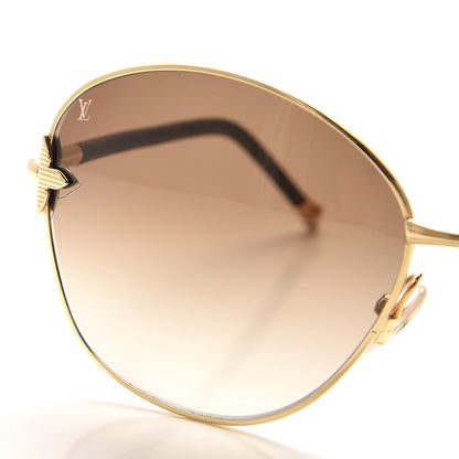 Louis Vuitton Monogram Viola Round Sunglasses Z0464U Brown 7 of 8