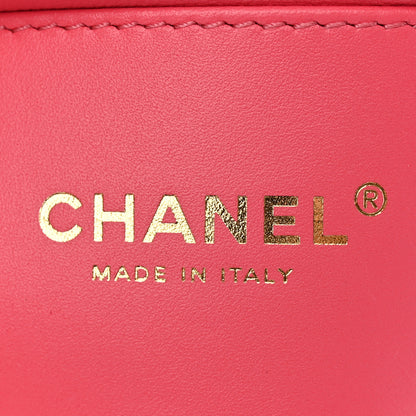 Chanel Lambskin Plexiglass Quilted Coco Love Mini Flap Pink 6 of 12