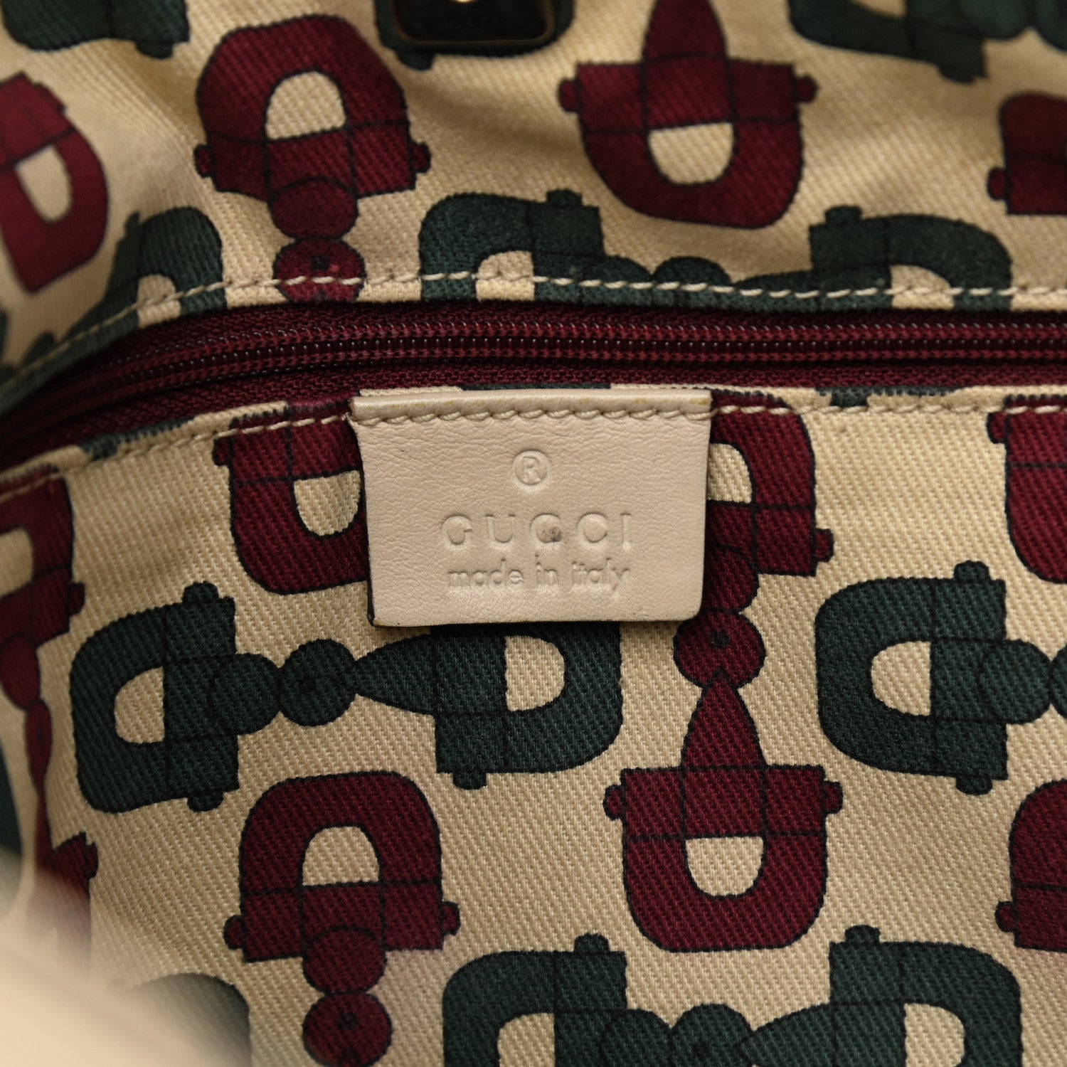 Gucci Guccissima Large Abbey Tote Off White 5 of 17