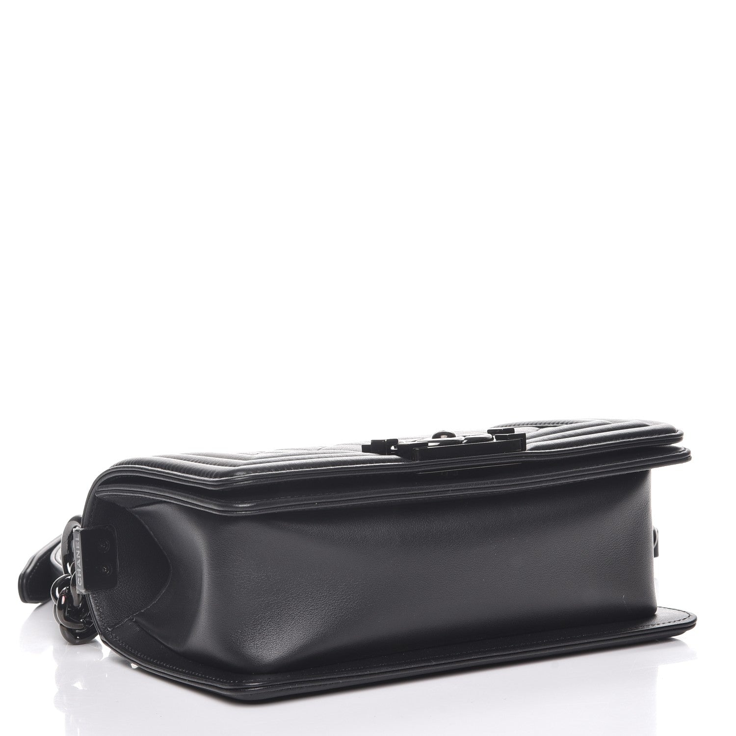 Chanel Calfskin Quilted Small Boy Flap So Black 5 of 9