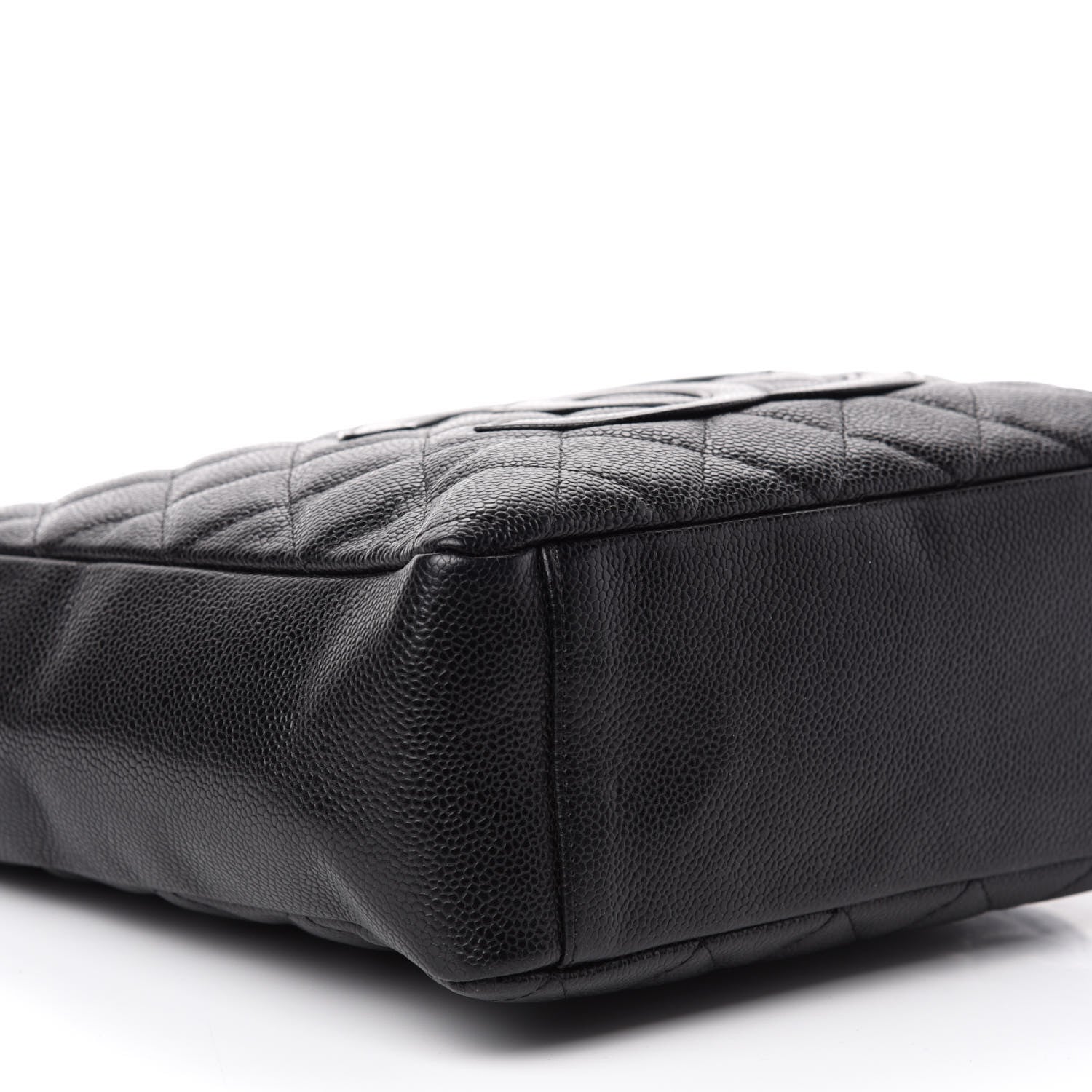 Chanel Caviar Quilted Petit Shopping Tote PST Black 6 of 10