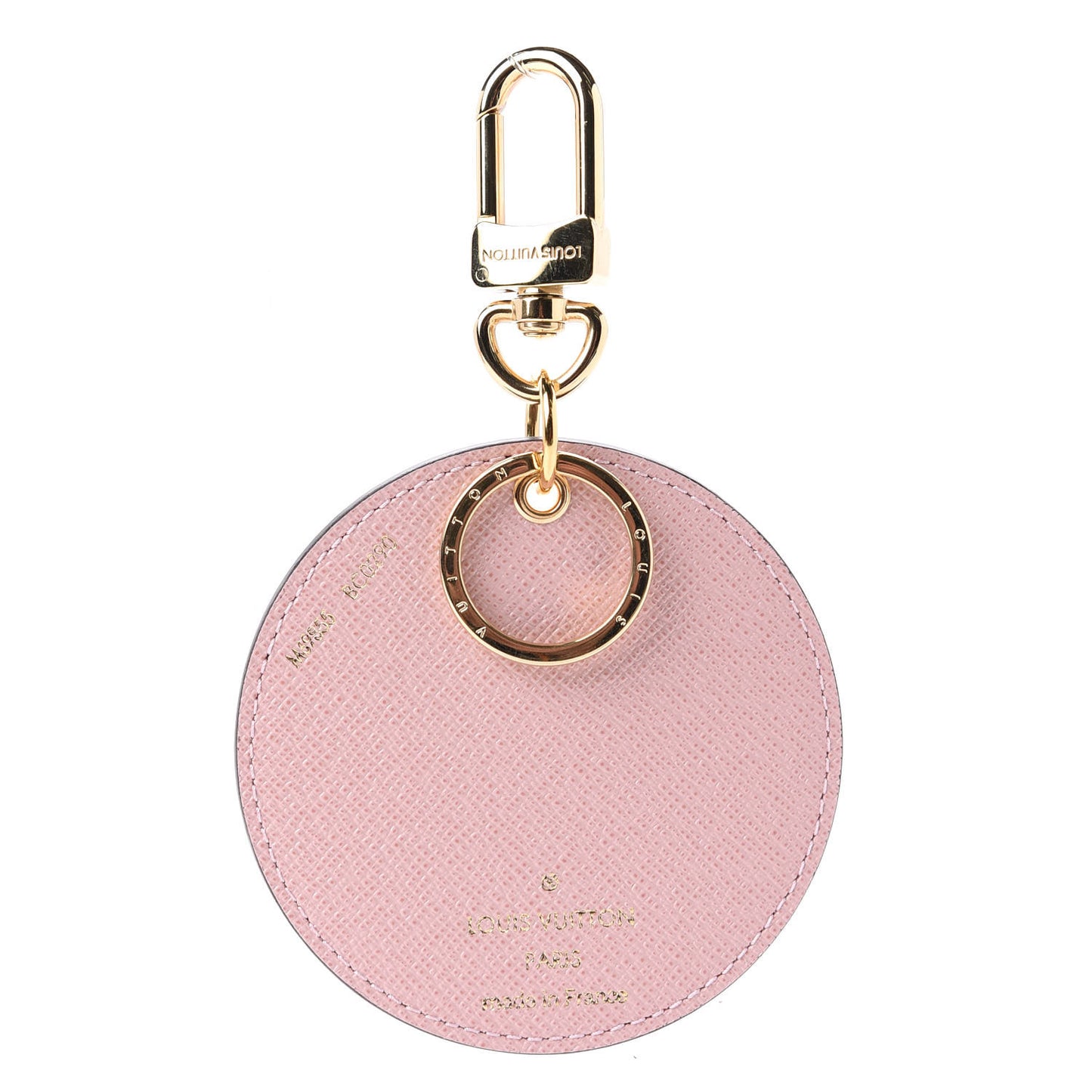Monogram 2020 Christmas Animation Big Wheel Bag Charm Key Ring Rose Ballerine
