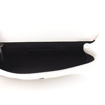 Chanel Caviar Quilted My Everything Small Flap White Black 5 of 11