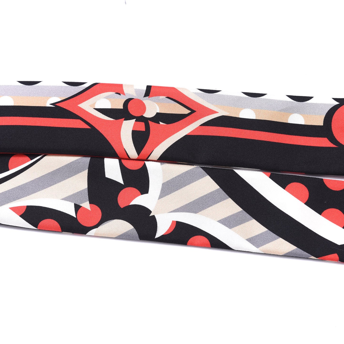 Silk Pop Monogram BB Bandeau Red
