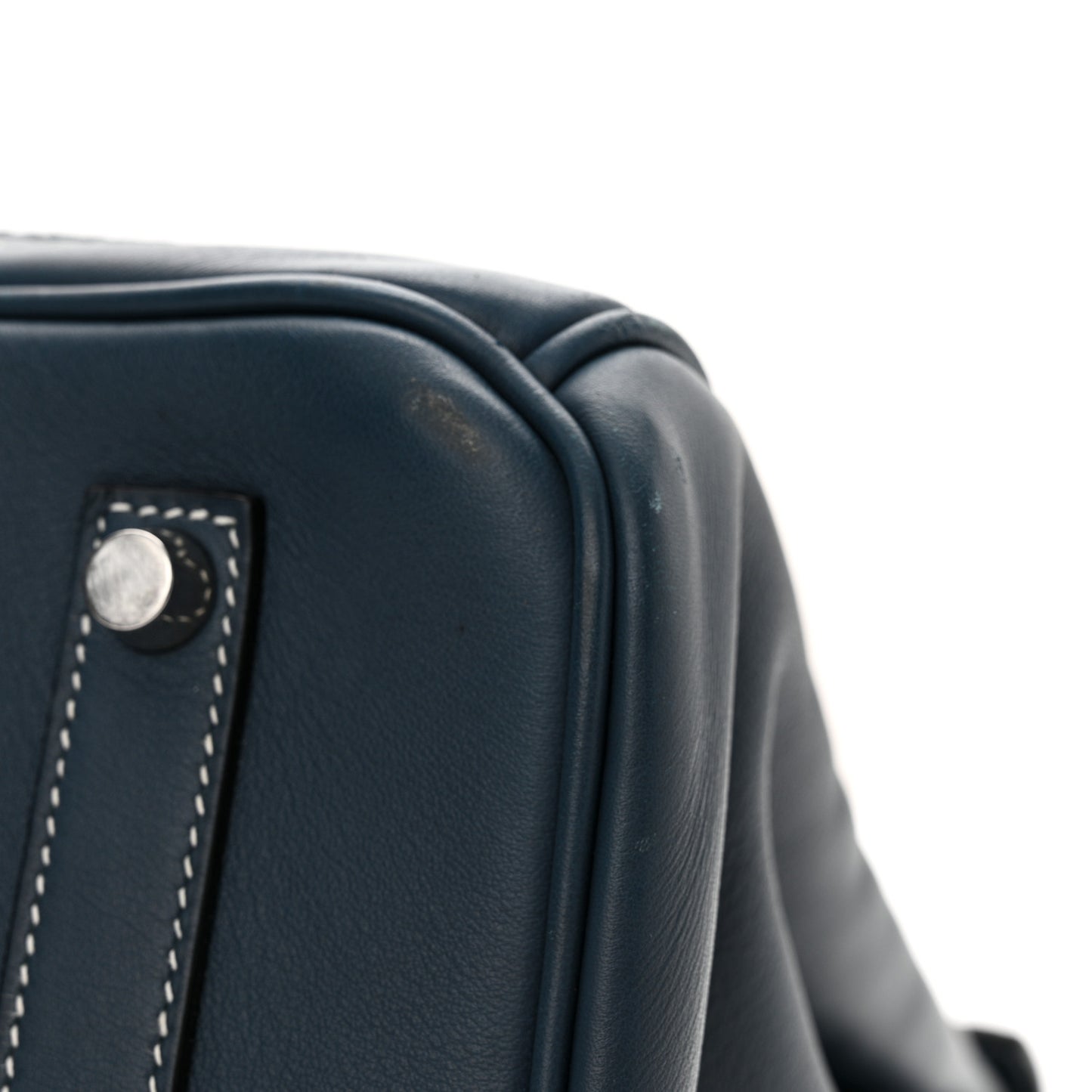 Swift Toile Ghillies Birkin 35  Bleu Saphir