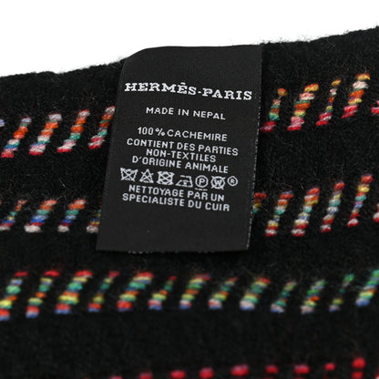 Hermes Cashmere Astro Stripes Fringe Stole 3 of 4