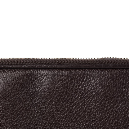 Gucci Grained Calfskin Bamboo Tassle Laptop Case Brown 9 of 13