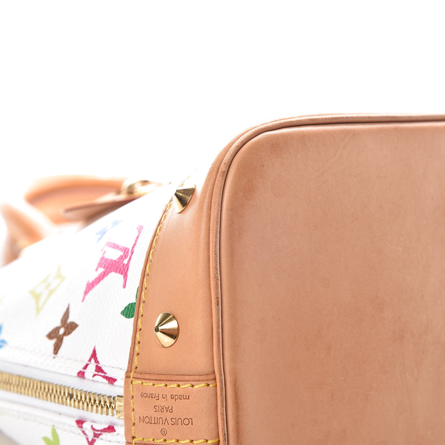 Louis Vuitton Monogram Multicolor Alma White 8 of 13