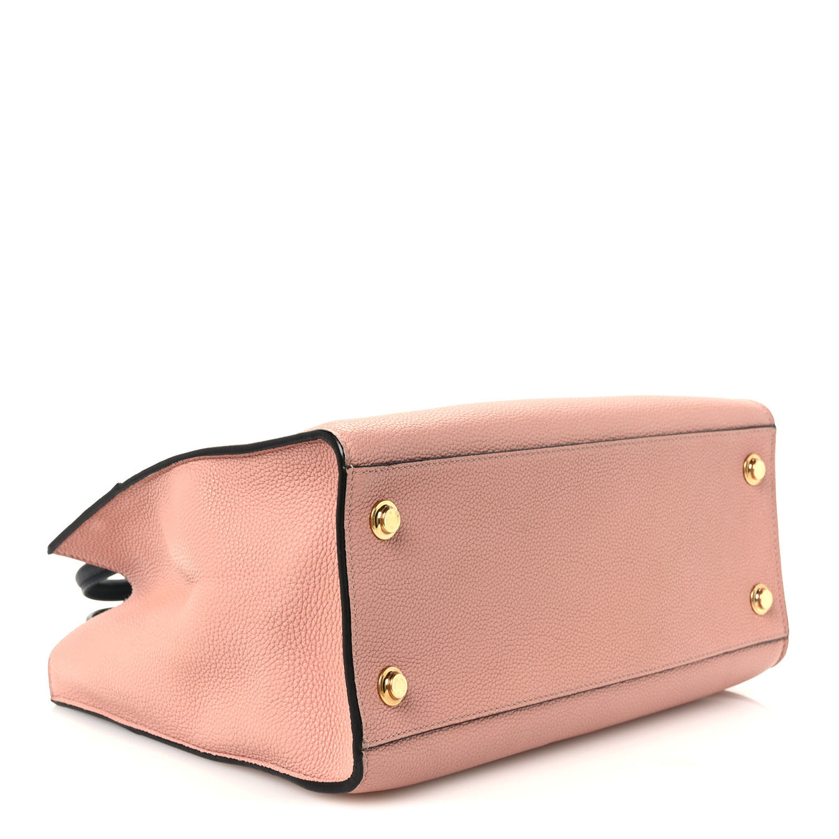 Louis Vuitton Calfskin City Steamer MM Magnolia Black 4 of 12