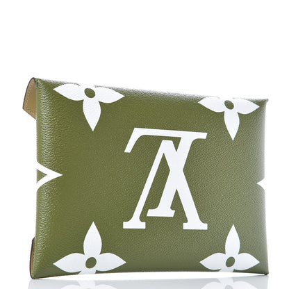 Louis Vuitton Monogram Giant Large Kirigami Pochette Kaki 3 of 10