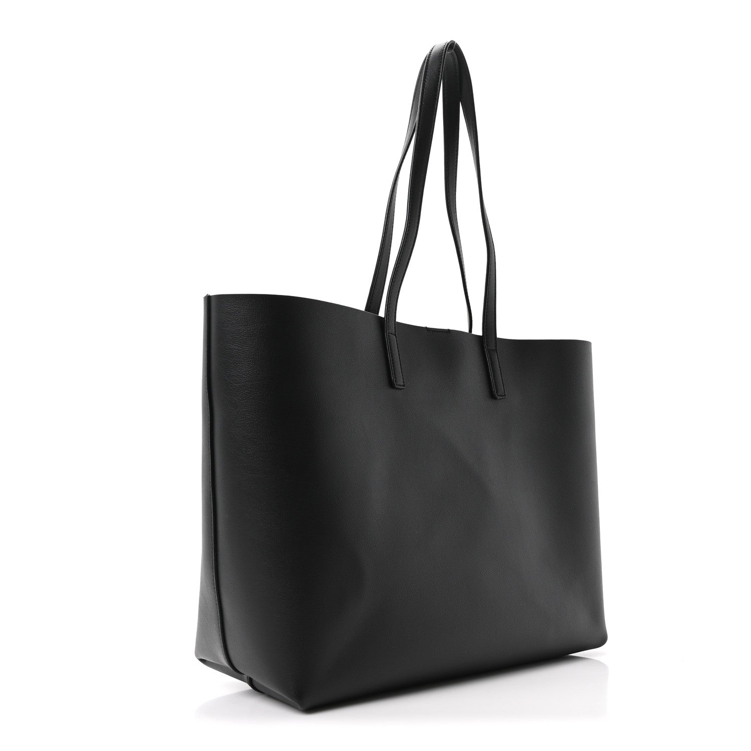 Saint Laurent Calfskin Large Shopping Tote Black 4 of 12