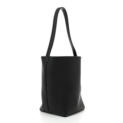 The Row Grained Calfskin Medium N/S Park Tote Black 3 of 10