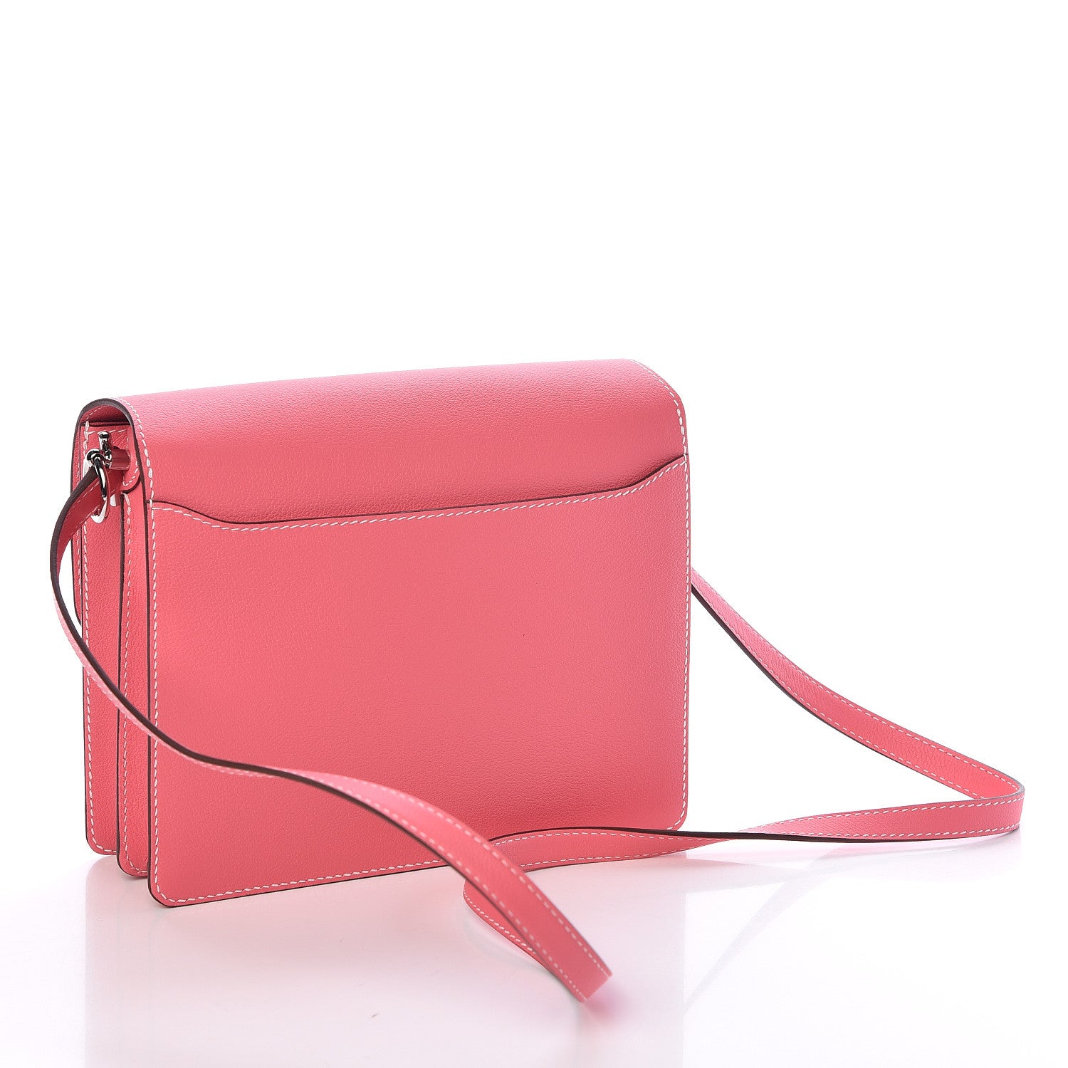 Hermes Evercolor Sac Roulis 23 Rose Azalee 3 of 10