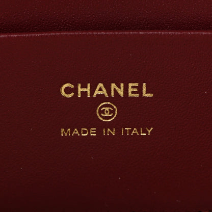 Chanel Grained Calfskin Top Handle Slim Vanity Case With Chain Camel 6 of 11