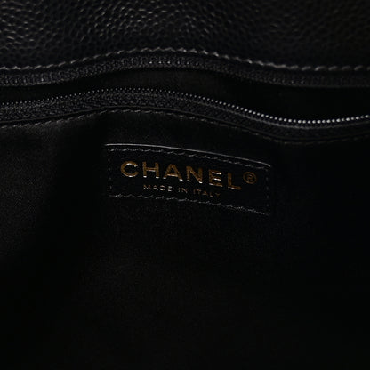 Chanel Caviar Quilted Grand Shopping Tote GST Black 6 of 10